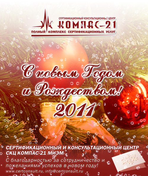 С НОВЫМ 2011 ГОДОМ!